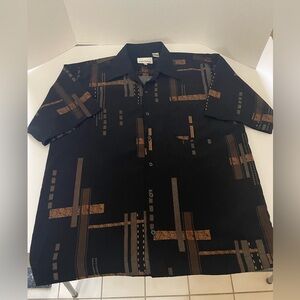 Virgola uomo mens button down shirt size Large